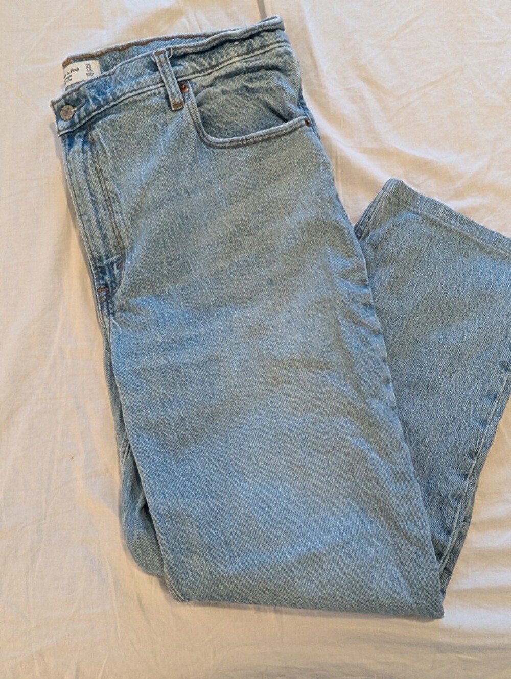 Light Blue Women's Denim Jeans - Classic Straight Fit